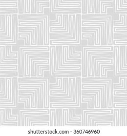 The geometric pattern. Seamless vector background. Grey and white texture