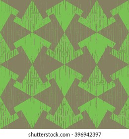 Geometric pattern seamless vector background tile
