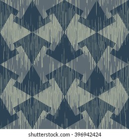 Geometric pattern seamless vector background tile
