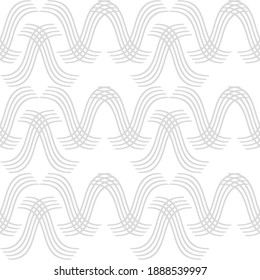 The geometric pattern. Seamless vector background.Gray and white texture.