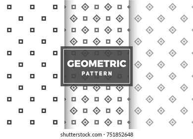 Geometric Pattern Set. Simple, Minimalist Designs. EPS 10, Vector Objects.