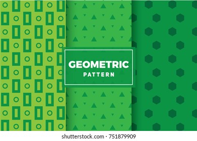 Geometric Pattern Set. Simple, Minimalist Designs. EPS 10, Vector Objects.