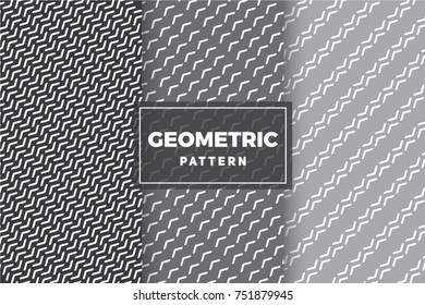 Geometric Pattern Set. Simple, Minimalist Designs. EPS 10, Vector Objects.