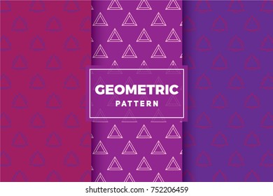 Geometric Pattern Set. Simple, Minimalist Designs. EPS 10, Vector Objects.