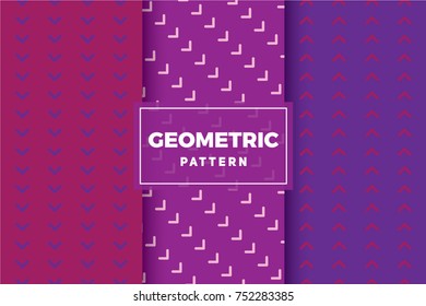 Geometric Pattern Set. Simple, Minimalist Designs. EPS 10, Vector Objects.