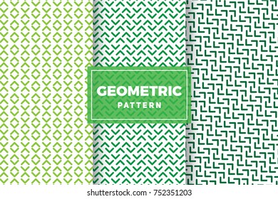 Geometric Pattern Set. Simple, Minimalist Designs. EPS 10, Vector Objects.