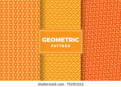 Geometric Pattern Set. Simple, Minimalist Designs. EPS 10, Vector Objects.
