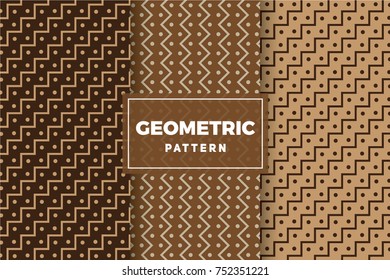 Geometric Pattern Set. Simple, Minimalist Designs. EPS 10, Vector Objects.