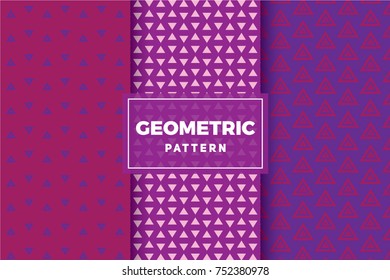 Geometric Pattern Set. Simple, Minimalist Designs. EPS 10, Vector Objects.