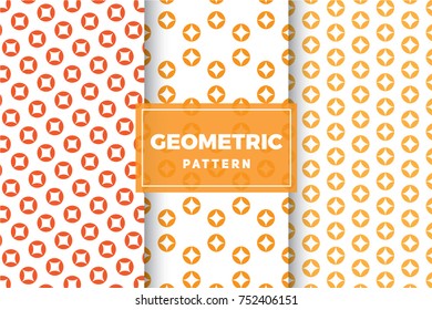 Geometric Pattern Set. Simple, Minimalist Designs. EPS 10, Vector Objects.
