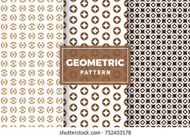 Geometric Pattern Set. Simple, Minimalist Designs. EPS 10, Vector Objects.