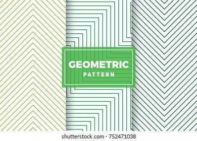Geometric Pattern Set. Simple, Minimalist Designs. EPS 10, Vector Objects.