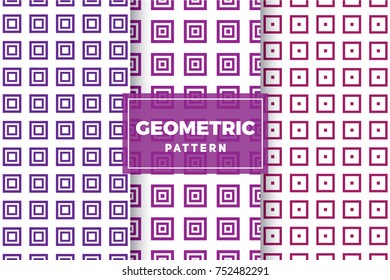 Geometric Pattern Set. Simple, Minimalist Designs. EPS 10, Vector Objects.
