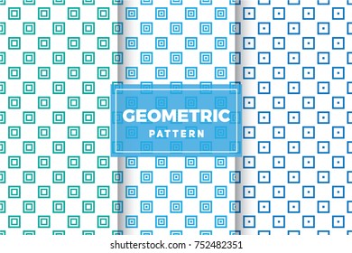 Geometric Pattern Set. Simple, Minimalist Designs. EPS 10, Vector Objects.