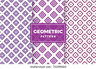 Geometric Pattern Set. Simple, Minimalist Designs. EPS 10, Vector Objects.