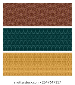 Geometric Pattern Set Vector Line Art Patterns for Illustrator, Modern Ethnic Patterns, Abstract Line Design Background