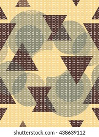 geometric pattern. Geometric simple print. Vector repeating texture. Background vector can be used for wallpaper, cover fills, web page background, surface textures. Vector linen texture.