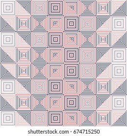 geometric pattern. Geometric simple print. Vector squares repeating texture.  Can be used for wallpaper, pattern fills, textile, web page background, surface textures, Image for advertising booklets, banners.