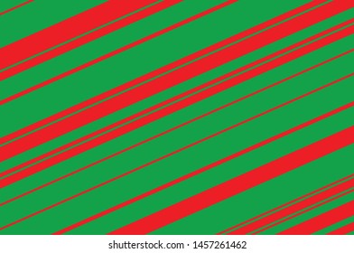 Geometric pattern with slanted colorful lines. Christmas color. Vector illustration