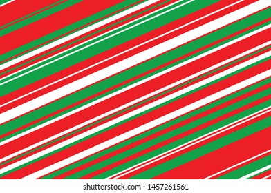 Geometric pattern with slanted colorful lines. Christmas color. Vector illustration