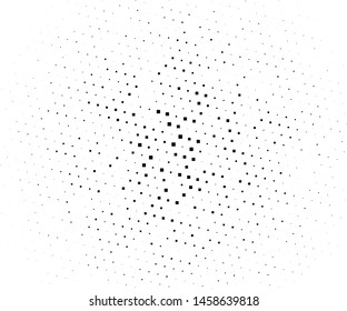 Geometric pattern with small and large squares. Vector illustration