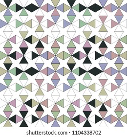 Geometric pattern with small triangles.Background for Wallpaper, paper, fabric, web page. Bright color. Template to use. Texture with fine pattern.