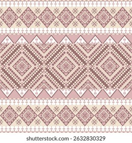 Geometric pattern, soft color palette.
