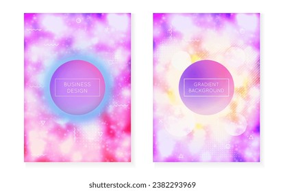 Geometric Pattern. Soft Layout. Holographic Presentation. Science Dots. Dynamic Flyer. Space Luminous Elements. Digital Texture. Blue Tech Shape. Purple Geometric Pattern