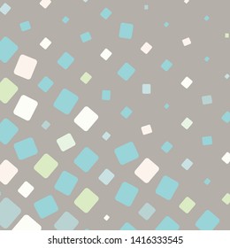 geometric pattern in square shape with random size