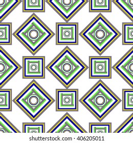 Geometric pattern of squares