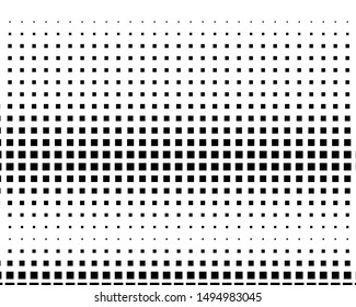 Geometric pattern with squares. Design element for web banners, posters, cards, wallpapers, backdrops, panels Black and white color Vector illustration