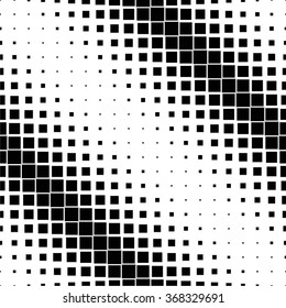 The geometric pattern of squares, futuristic, mesh, seamless vector background.