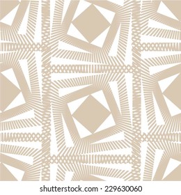 Geometric pattern in squares, radiant elements