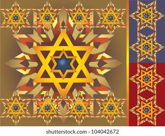 geometric pattern stars,  seamless