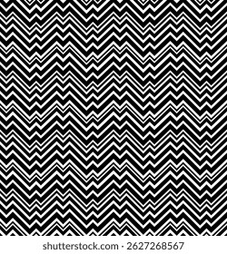 Geometric Pattern - Straight Psychedelic (Black, White) - Repeating Vector Image; Easily Editable; Endless Design; Colorful lIlustration. Print for Gift Paper, Packaging, etc.