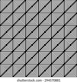 The geometric pattern of the striped triangle seamless vector background.