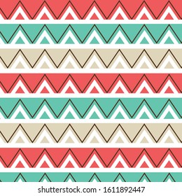 geometric pattern with stripes or Chevron Zig zag vector background. Colorful Pastel. concept of abstract Graphic modern pattern and background.