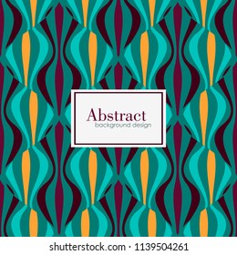 The geometric pattern with stripes . Seamless vector background. Green and white texture. Graphic modern pattern.