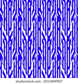 The geometric pattern with stripes. Seamless vector background. Blue and white texture. Seamless geometric pattern. Colorful print.
