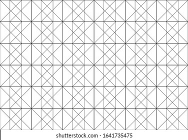 Geometric pattern structure, print for branding, textiles and wallpaper