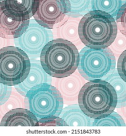 geometric pattern swatch vector illustration. design. vector. abstraction. warm colors. logo. card