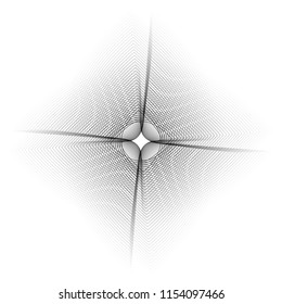 Geometric pattern symbols fractale pentagram astrology stamp label symbol amulet runes