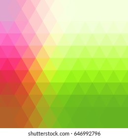 Geometric Pattern. Texture with colorful triangles.