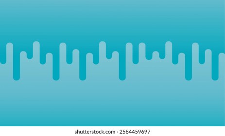 A geometric pattern that looks like dripping water (light blue)