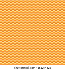 Geometric pattern (tiling). Vector seamless abstract vintage background. Retro orange color. Endless texture can be used for printing onto fabric and paper. Illusion knitting wool stylish cloth.