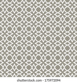  Geometric pattern. Traditional Arabic or Islamic seamless ornament.