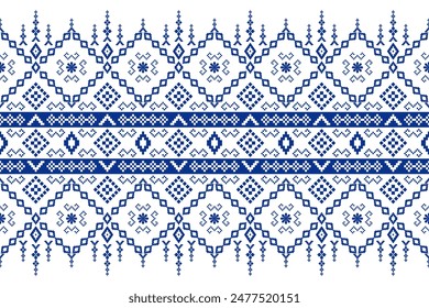 Geometric pattern Traditional tribal style, pixel embroidery, geometric pattern. beautiful background pattern Fabric pattern, clothes, dress, carpet, curtain, sarong, sari, scarves, batik