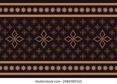 Geometric Pattern Traditional Tribal Style, Pixel Embroidery, Geometric Pattern. Beautiful Background Pattern,Fabric Pattern For Clothes ,Dress, Carpet, Curtain, Sarong, Sari, Scarves, Batik.