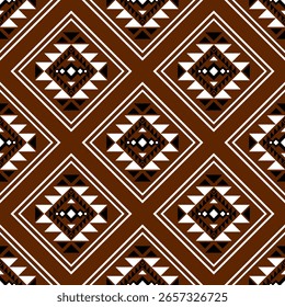 Patrón geométrico Estilo tribal tradicional, bordado de píxeles, patrón étnico geométrico. hermoso patrón de frontera. Patrón de tela para ropa, vestido, alfombra, cortina, sarong, sari, bufandas, batik.