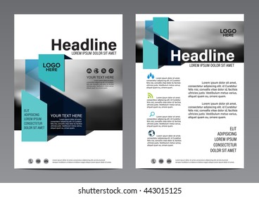 Geometric pattern Triangle background. Brochure Annual Report Flyer design template. Leaflet cover Presentation. illustration vector in A4 size